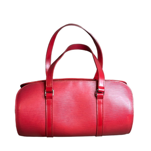 Louis Vuitton Epi Papillon Red Leather Handbag